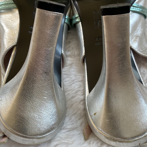 Stunning silver/blue heels!  Perfect party shoes - Picture 8 of 11